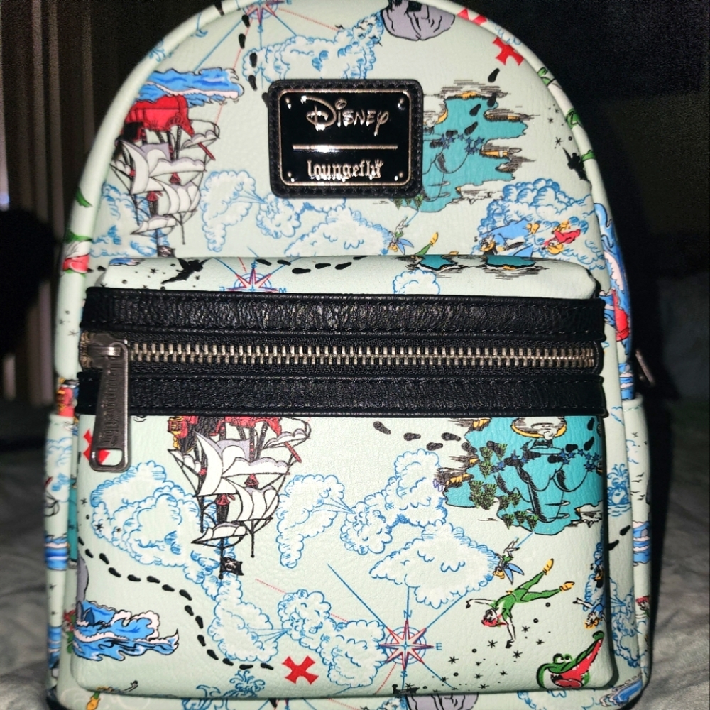 Peter Pan Map Loungefly Bag